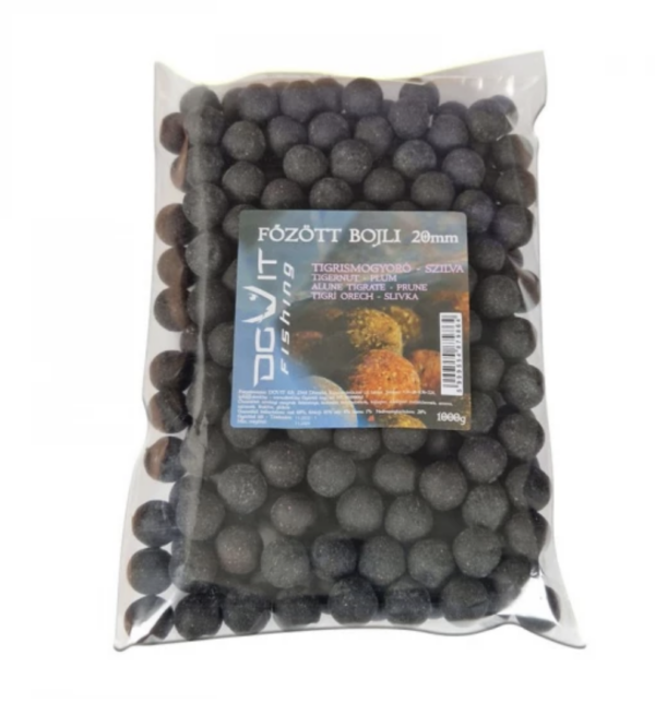 Dovit Főzött Bojli 20mm- Tigrismogyoró-Szilva 1000g