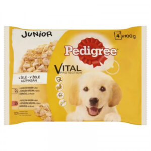 Pedigree Alutasakos Pack Junior Csirke&rizs, Marha&rizs 4x100g