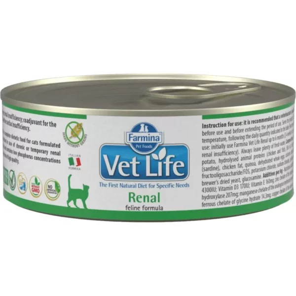Vet Life Cat Konzerv Renal 85g (veseelégtelenség kezelése)