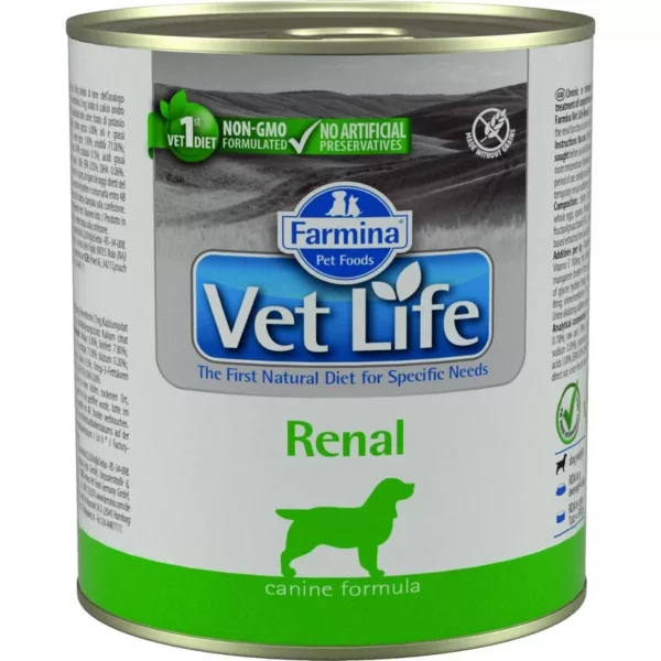 Vet Life Dog Konzerv Renal 300g (veseelégtelenség kezelése)
