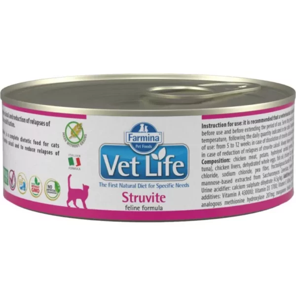 Vet Life Cat Konzerv Struvite 85g (struvitkövek csökkentésére)