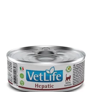 Vet Life Natural Diet Cat Hepatic 85g (májbetegség csökkentésére)
