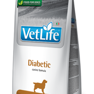 Vet Life Natural Diet Dog Diabetic 12kg (cukorbetegség kisegítő kezelésére)