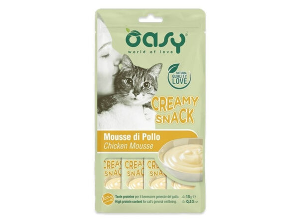 Oasy Cat Creamy Snack Chicken 4x15g