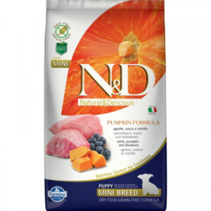 N&D Dog Grain Free bárány&áfonya sütőtökkel puppy mini