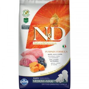 N&D Dog Grain Free bárány&áfonya sütőtökkel puppy medium/maxi