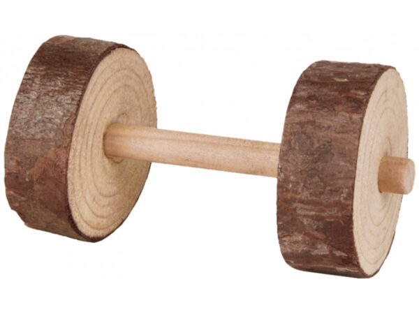 Trixie Játék Súlyzó Fából Tengeri Malacnak Nyúlnak 2 Féle 9× 4.5cm