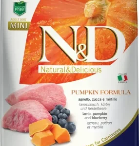 N&D Dog Grain Free bárány&áfonya sütőtökkel adult mini