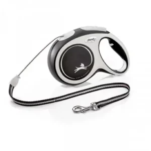 Flexi New Comfort zsinóros automata póráz M 5m fekete