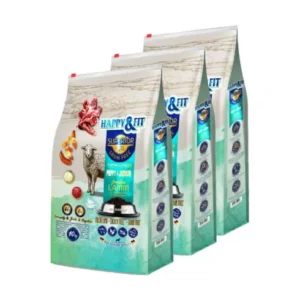 Happy&Fit Superior Hipoallergén Puppy&Junior Friss Bárány, Édesburgonyával 3x10kg