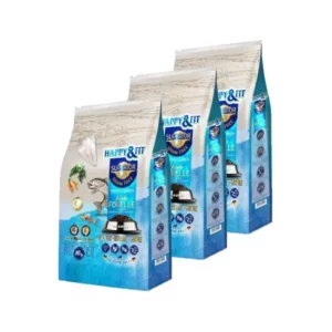 Happy&Fit Superior Hipoallergén Pisztráng, halolajjal és glükozaminnal 3x10kg