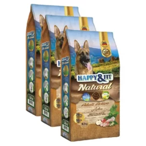 Happy&Fit Natural Adult Active (Felnőtt Aktív Kutyák Részére) 3x12kg