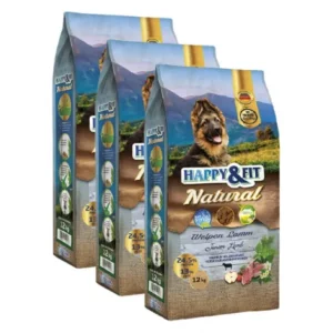 Happy&Fit Natural Welpen Lamm (Kistestű Kölyökkutyáknak) 3x12kg