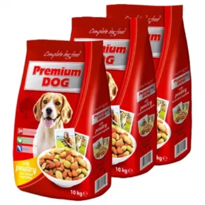 Premium Dog Száraz Baromfi-Zöldség 3x10kg