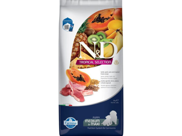 N&D Tropical Selection Dog Lamb Puppy medium/maxi 10kg