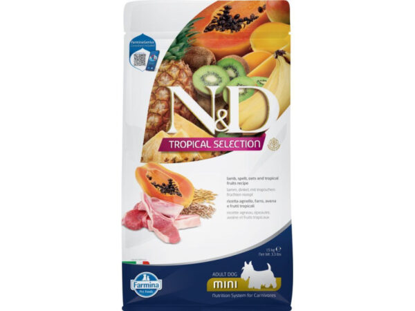 N&D Tropical Selection Dog Lamb Adult Mini 1,5kg
