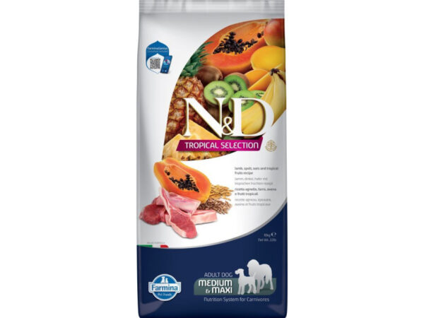 N&D Tropical Selection Dog Lamb Adult medium/maxi 10kg