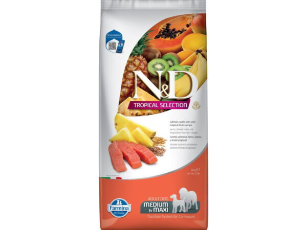 N&D Tropical Selection Dog Salmon Adult medium/maxi 10kg