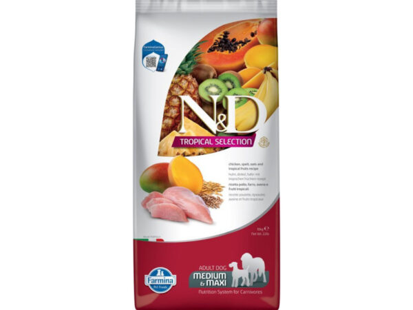 N&D Tropical Selection Dog Chicken Adult medium/maxi 10kg