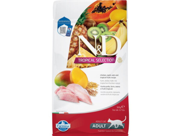 N&D Tropical Selection Cat Chicken Adult 300g