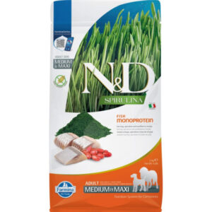 N&D Spirulina Dog hering adult medium/maxi