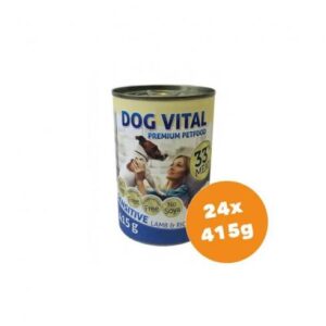 Dog Vital Konzerv Sensitive Lamb & Rice 24x415g