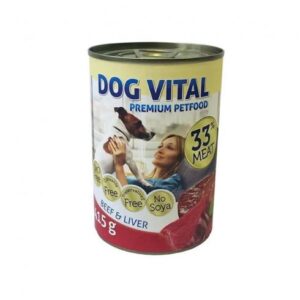 Dog Vital konzerv Beef&Liver