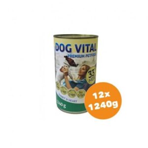 Dog Vital Konzerv Rabbit & Heart 12x1240g
