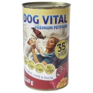 Dog Vital konzerv Beef, Liver&Pasta