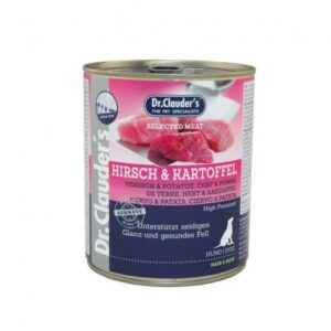 Dr.Clauders Dog Konzerv Selected Meat Szarvas&Burgonya