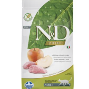 N&D Cat Prime vaddisznó&alma Adult