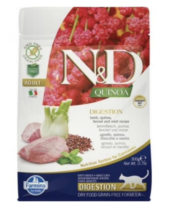 N&D Cat Quinoa Digestion Bárány
