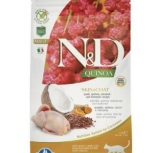 N&D Cat Quinoa Skin&Coat Fürj
