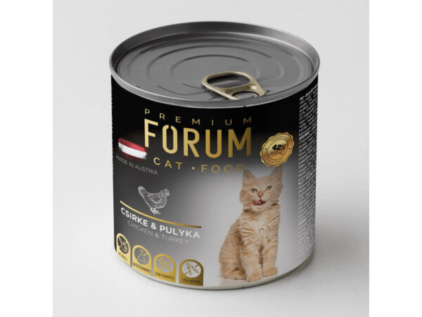 Forum Cat Konzerv Csirke-Pulyka 415g