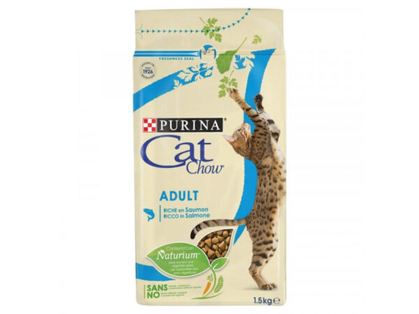 Purina Cat Chow Adult Tonhal/Lazac (átlagos aktivitású macskák részére)