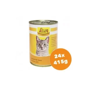 Alfi Cat Konzerv Szárnyas 24x415g