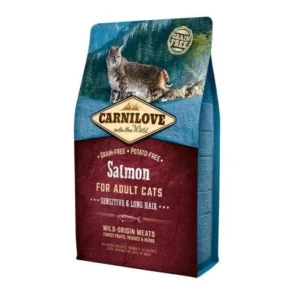 Carnilove Cat Adult Salmon Sensitive & Long Hair