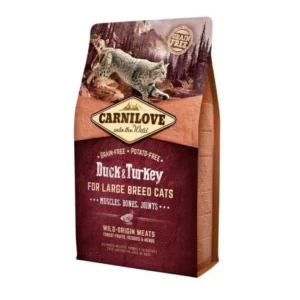 Carnilove Cat Duck & Turkey Large Breed – Muscles, Bones, Joints
