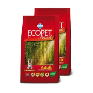 Ecopet Dog Natural Adult Mini 2x2,5kg