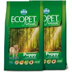 Ecopet Dog Natural Puppy Medium 2x14kg