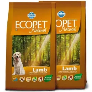 Ecopet Dog Natural Lamb Medium 2x14kg