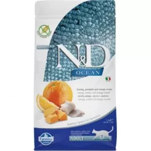 N&D Ocean Cat Hering, Sütőtök, Narancs Adult