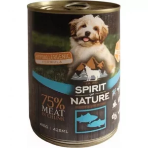 Spirit of Nature Dog konzerv Tonhallal és lazaccal