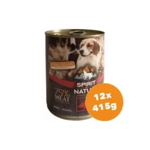 Spirit of Nature Dog Konzerv Vaddisznóhússal 12x415g