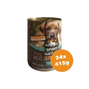 Spirit of Nature Dog Konzerv Junior Bárányhússal és Nyúlhússal 24x415g