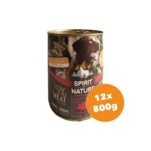 Spirit of Nature Dog Konzerv Vaddisznóhússal 12x800g
