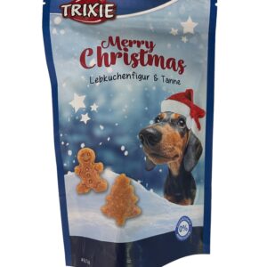 Trixie Xmas snack mézeskalács ember és fa 100g
