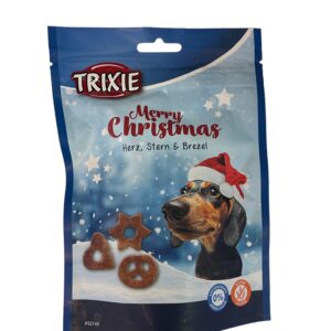 Trixie Xmas jutalomfalat szív, csillag és perec 120g -KÖZELI LEJÁRAT:2025.06.30