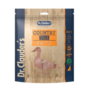 Dr.Clauders Dog Jutalomfalat Country Line Snack kacsa 170g
