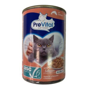 Prevital macska konzerv lazac 415g